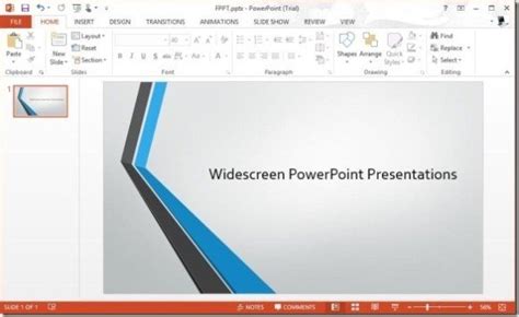 Widescreen Powerpoint Presentations Fppt