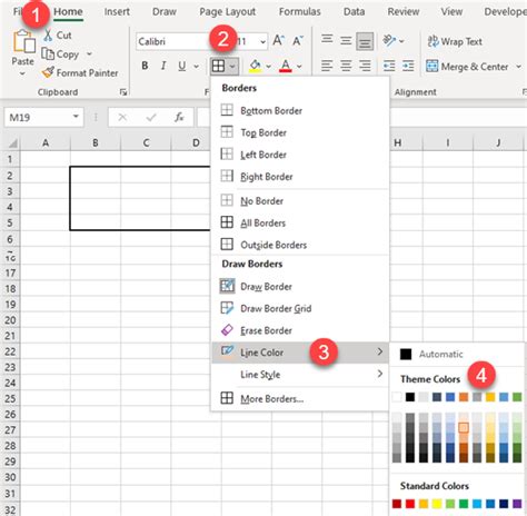 Zmie Kolor Linii Siatki Obramowania Kom Rki W Excelu I Arkuszach Google