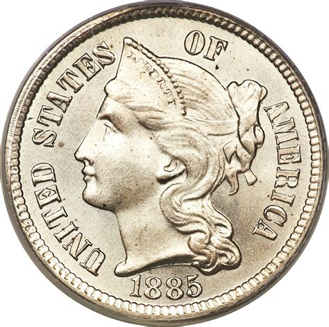 3 Cents Three Cent Nickel États Unis Numista