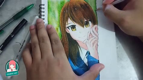 Coloring Anime Girl Back Ground Part 2 Youtube