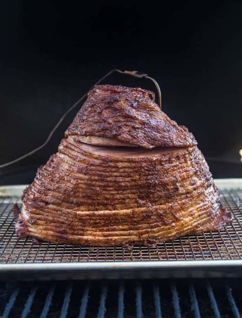 double smoked ham with cherry bourbon glaze recipe smoked ham spiral sliced ham bourbon glaze