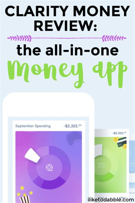 This app uses machine learning and data science to evaluate your personal finances and enables you to make. Clarity Money Review: The All-in-One Money App - I Like To ...