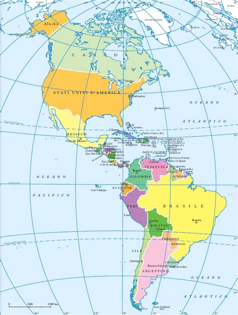 Qui una lista di toponimi da inserire nella cartina muta. America Latina Cartina Politica