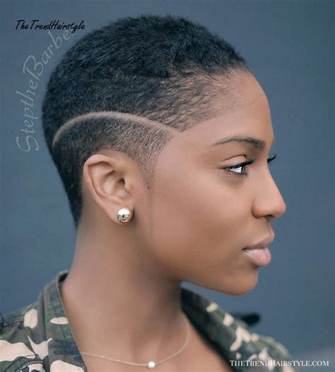 Womens Shaved Cut With Shaved Line 50 Most Captivating African