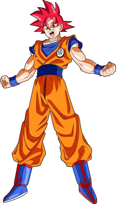 Goku Ssj God Personajes De Goku Personajes De Dragon Ball Goku