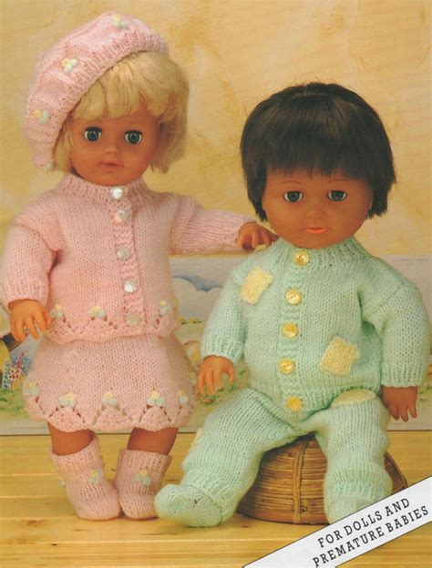 My first doll clothing patterns creating in nendoroid doll size. Dolls Clothes Knitting Pattern PDF for 12 16 and 20 inch ...