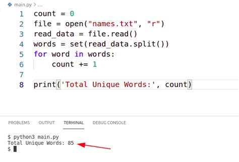 Count Words Using Python