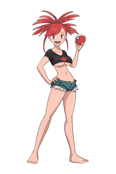 pokemon girl sexy trainer flannery by sirk 9 on deviantart