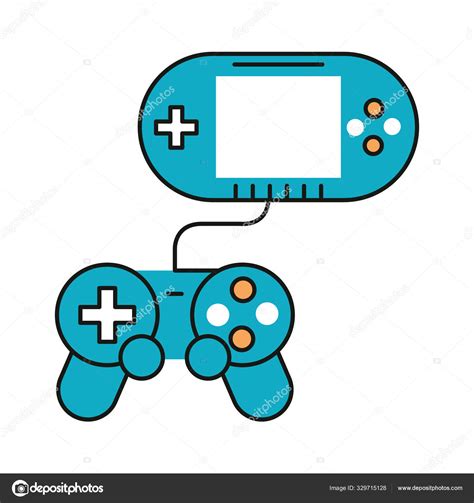 Control De Videojuegos Con Icono De Manija De Pantalla Vector Gráfico