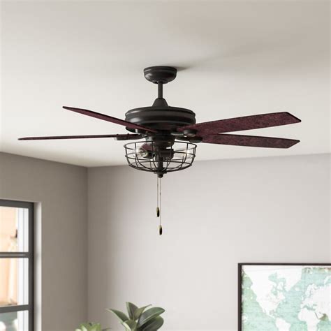 High efficiency ceiling fans compared. Trent Austin Design® 52" Glenpool 5 - Blade Caged Ceiling ...