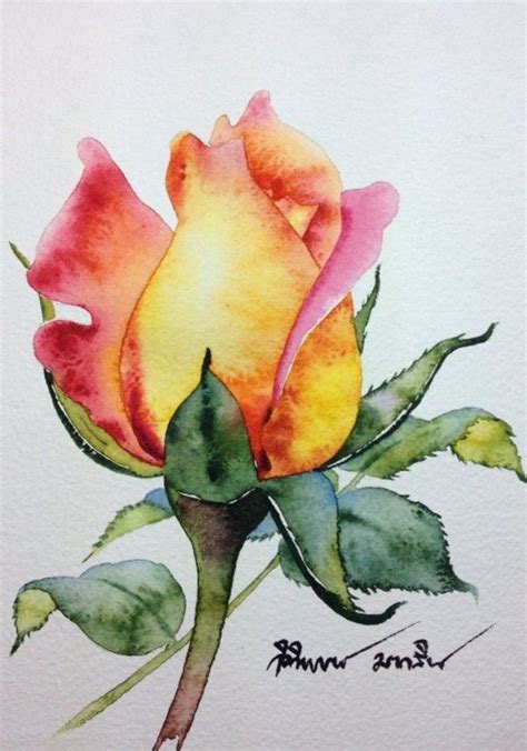 Watercolors are easily mixed up with one another. 40 Very Easy Watercolor Painting Ideas For Beginners ...