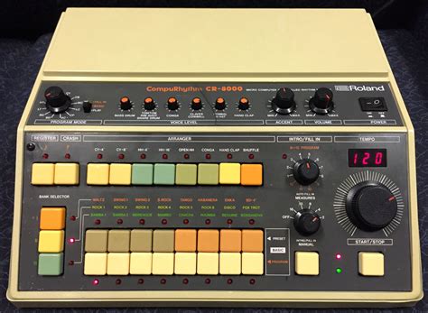 Matrixsynth Roland Cr 8000 Vintage Drum Machine Sn 793962 With Output Mods