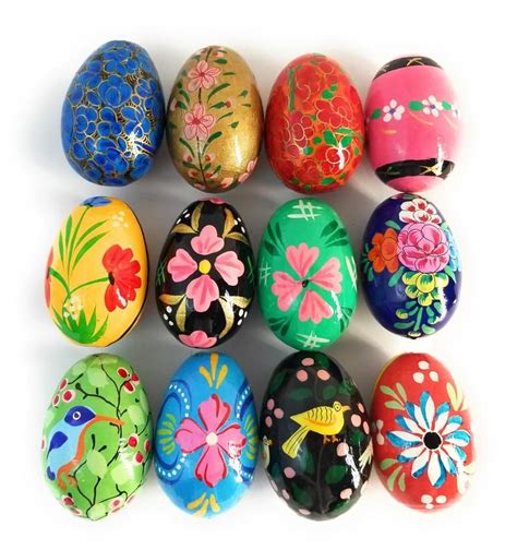 Rumikrafts Hand Painted Wooden Easter Eggs Polish Pisanki Etsy In