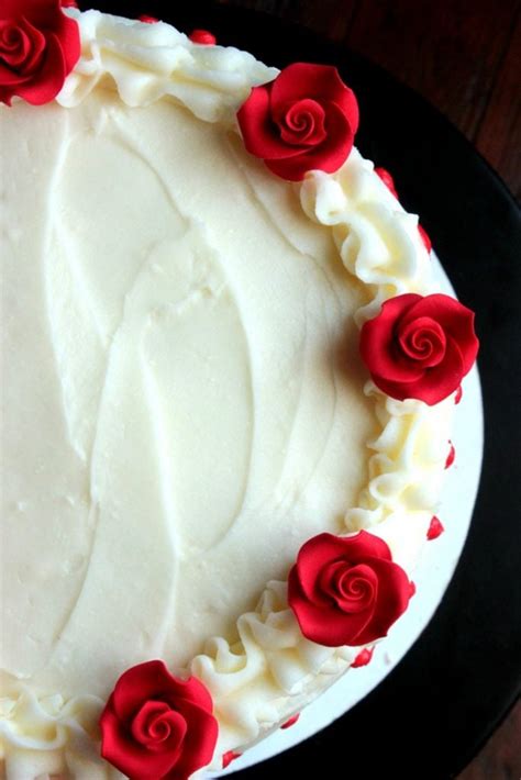 Red Velvet Rose Cake Big Bear S Wife