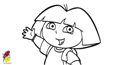 How To Draw Dora The Explora Youtube