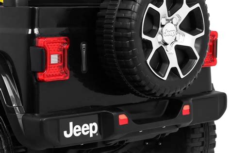 Licensed Jeep Wrangler Rubicon 4x4 4x45w Black Kids Toys Malta