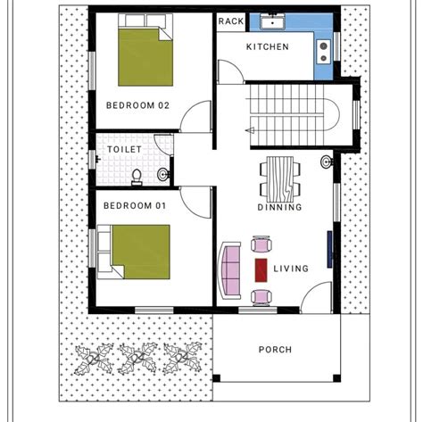 2 Bedroom House Floor Plans In Kenya