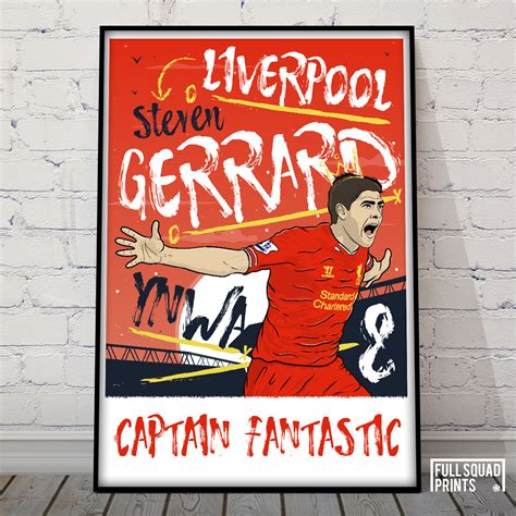 Steven Gerrard Liverpool Fc Poster Get 20 Off Today