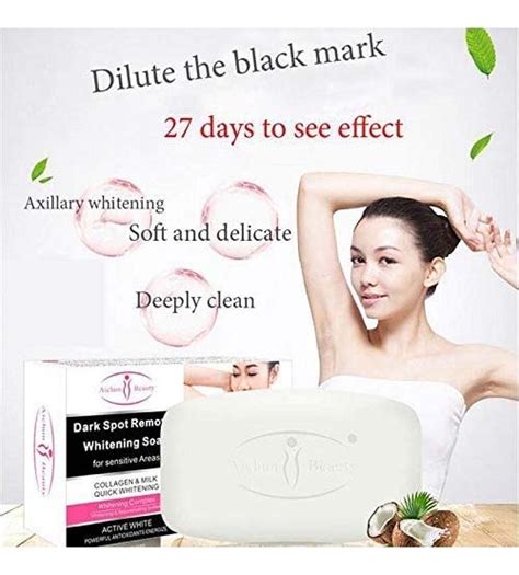 Aichun Beauty Dark Spot Remover Whitening Soap Armpit Legs Knees