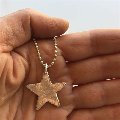 A Solid Silver Star Hand Made To Order Totally Unique