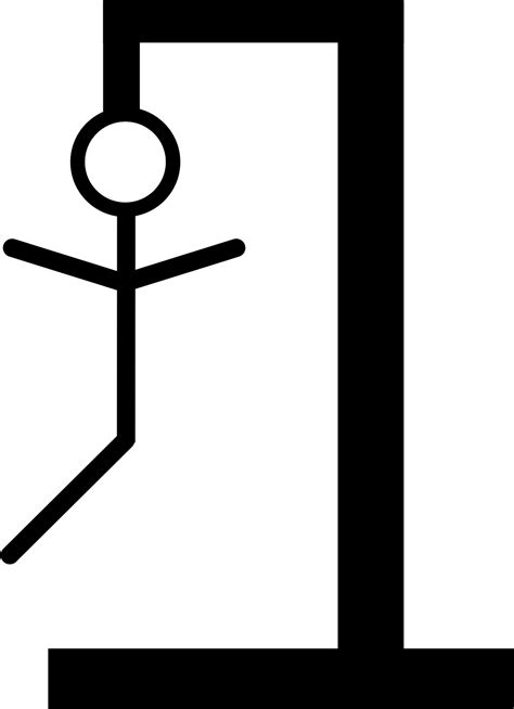 New Svg Image Hangman Head And Body Clipart Large Size Png Image