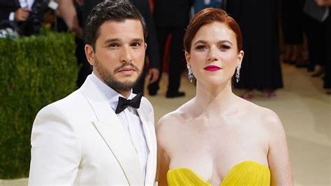 rose leslie makes extremely rare comment about marriage to kit harington hello