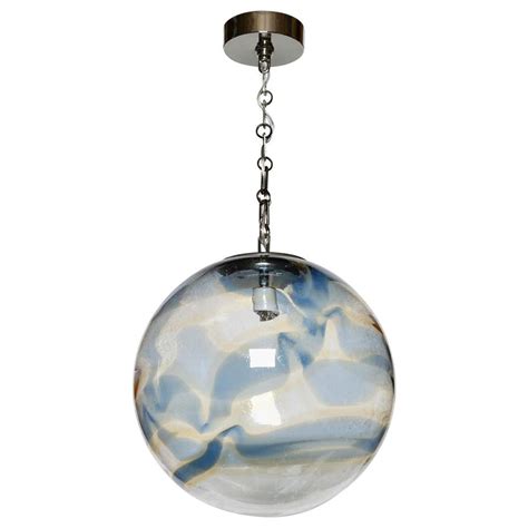 Murano Glass Globe Ceiling Pendant For Sale At 1stdibs