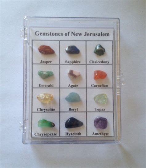 Gemstones Of New Jerusalem Real Stones Etsy New Jerusalem