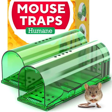 Humane Mouse Traps Indoors Outdoors Live Catch Capture Mice Alive 2022超人気
