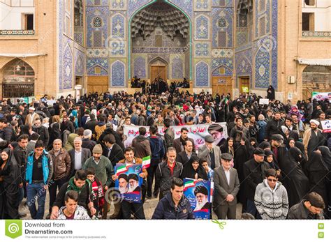 Annual Revolution Day In Esfahan Iran Editorial Image Image Of