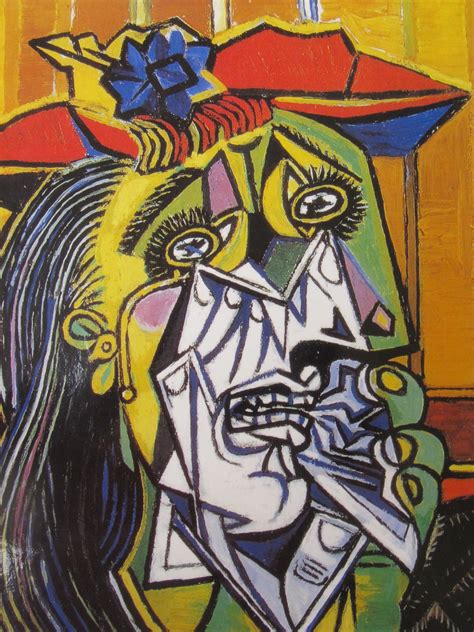 La Mujer Lloraba De Picasso Es Un Ejemplo Del Cubism Pablo Picasso Art Picasso Art Pablo