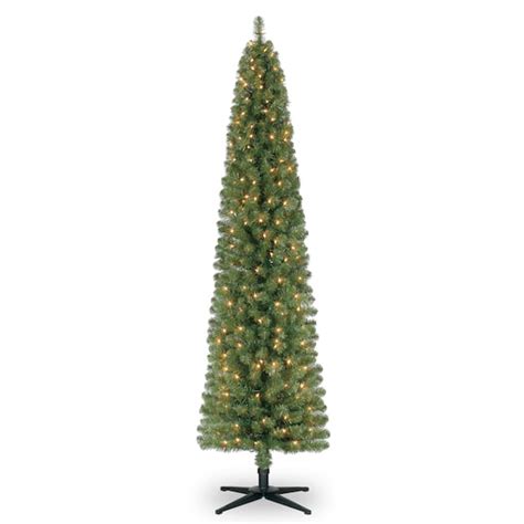 Ashland 7ft Pre Lit Pencil Artificial Christmas Tree Only 3999