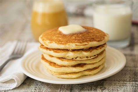 Melt In Your Mouth Buttermilk Pancakes With Buttermilk Syrup Recipe