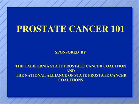 PPT A GENERAL OVERVIEW OF PROSTATE CANCER PowerPoint Presentation Free Download ID