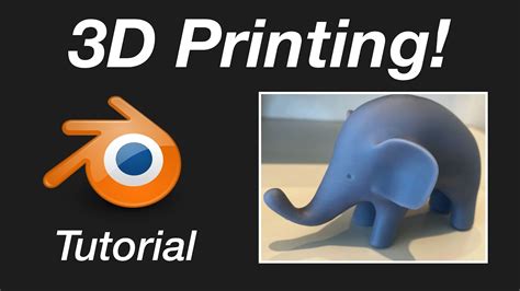 3d printing for blender users in 4 minutes beginner tutorial youtube