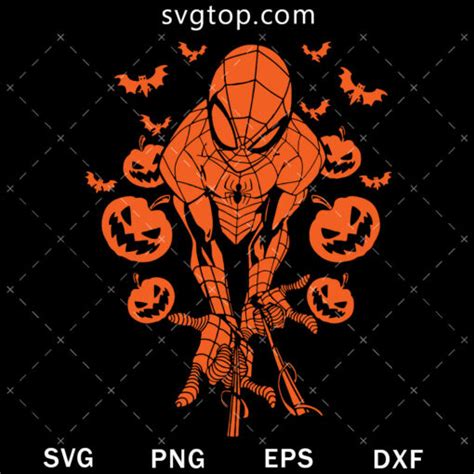 Spider-man Halloween SVG, Scary Spider-man SVG - SVGTop - Top Quality SVG