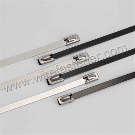 Mm Mm Inch Naked Stainless Steel Cable Ties Ball Self Lock