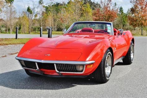1971 Chevrolet Corvette Convertible Numbers Matching 350 4 Speed For