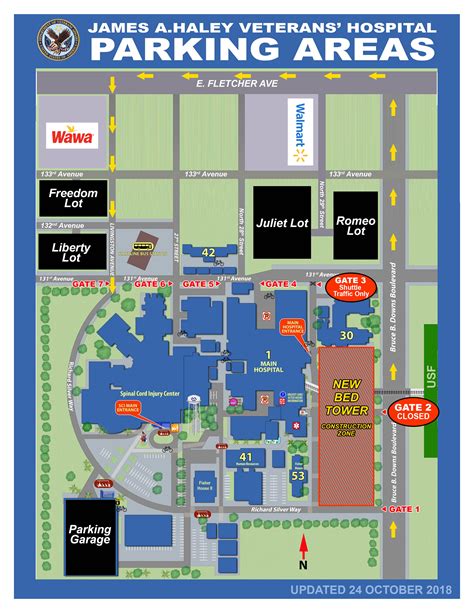 Campus Map Va Tampa Health Care Veterans Affairs