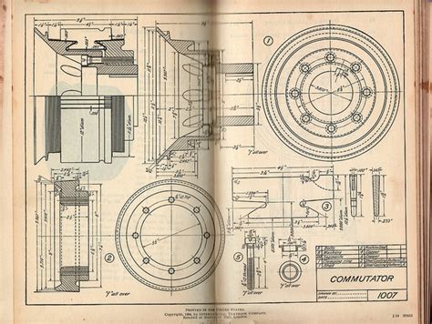 Mechanical Drawing067 Technical Illustration Blueprint Drawing