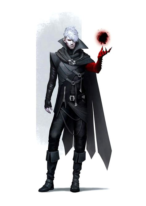 Dhampir Sorcerer Pathfinder Pfrpg Dnd Dandd D20 Fantasy Character