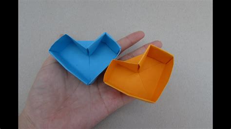 3d Heart Boxcontainer Craft Tutorial How To And Origami Cindy Diy