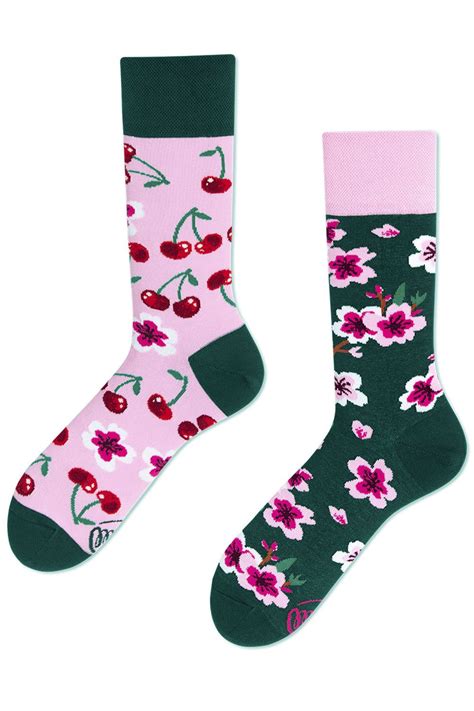 Many Mornings Cherry Blossom Regular Socks 1 Pair Lumingerie Bras And Underwear For Big Busts