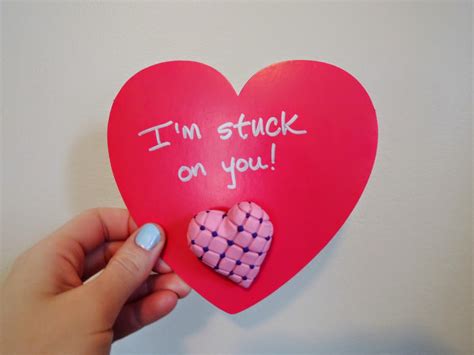 Holly Goes Lightly Stuck On You Diy Magnet Valentine