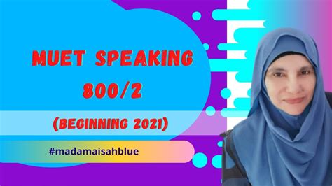Most chinese native speakers are ashamed to speak in english because they think they cannot speak fluently compared to those english native speakers. MUET SPEAKING 2021 - YouTube
