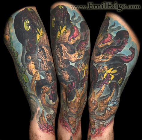 Sleeve In Progress By Atomiccircus On Deviantart