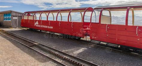 Brienz Rothorn Switzerland Cog Railway Track Editorial Photography