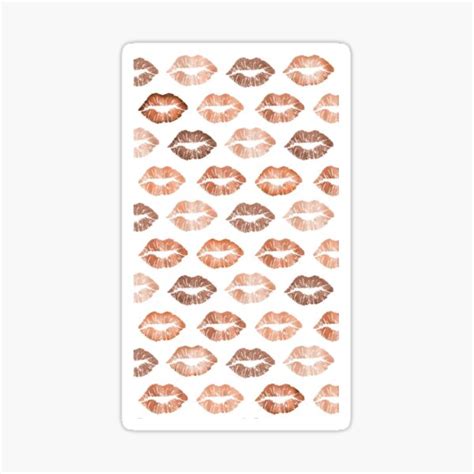 Nude Lips Aesthetic Sticker For Sale By Mariahpowers2 Redbubble