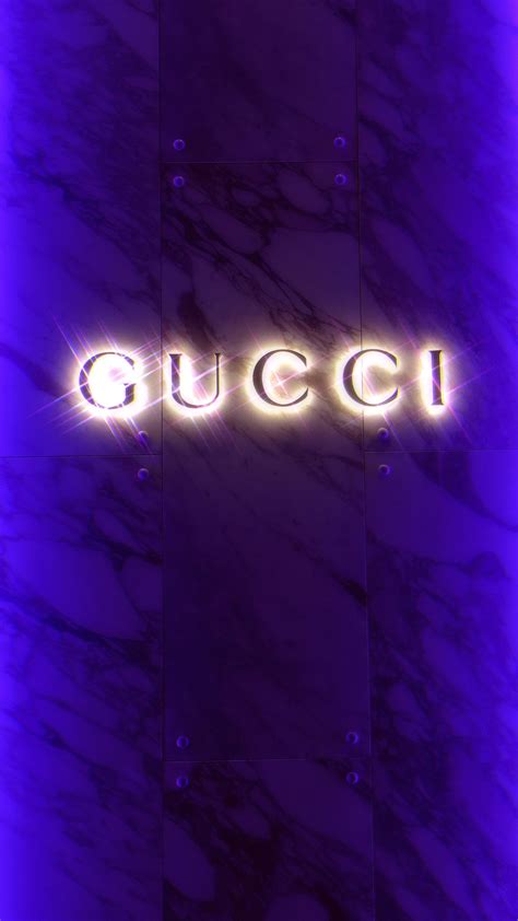Gucci Aesthetic Wallpaper Blue