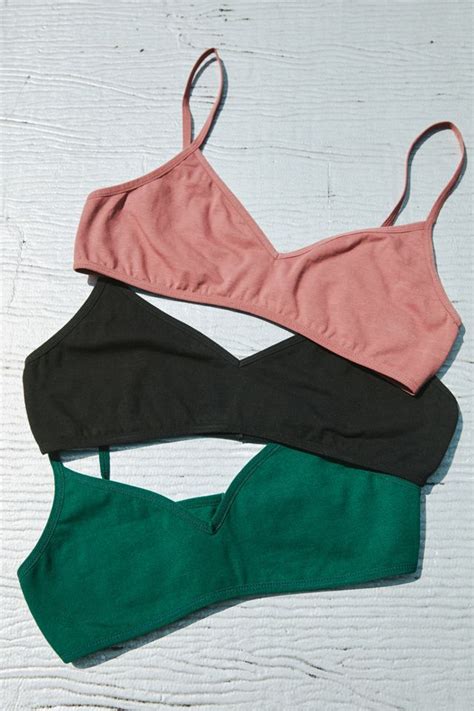 Out From Under Basic V Neck Bralette Urban Outfitters